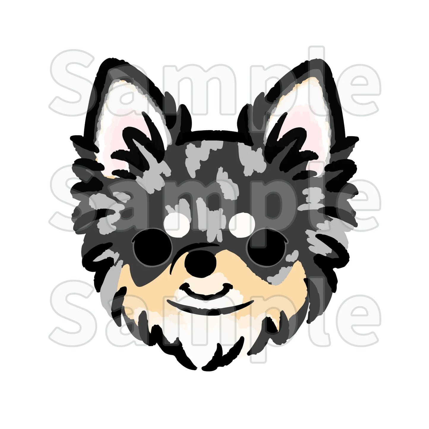 迷子札(犬種イラスト)