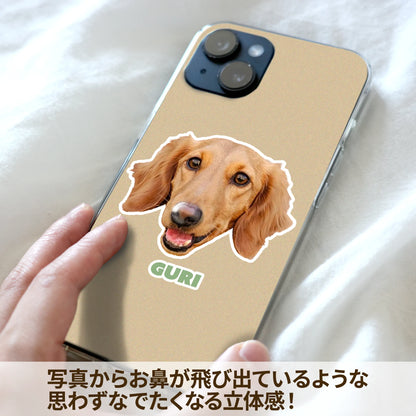 お鼻ぷっくりスマホケース(プレーン)